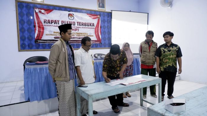 Rapat Pleno Terbuka Daftar Pemilih Hasil Pemutahiran PPS Desa Kedungwaru Tahun 2023 01